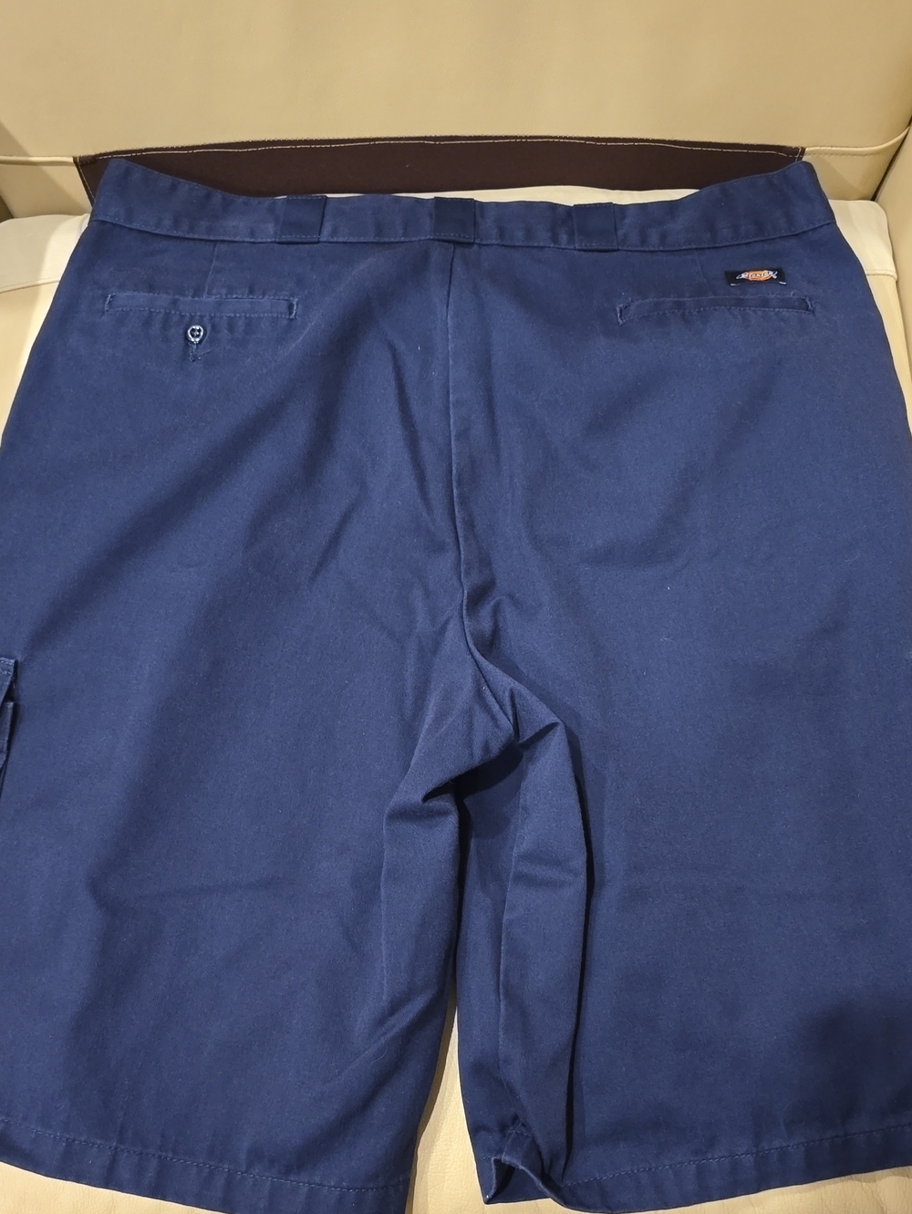 Dickies Navy Blue Cargo Loose Fit Mens Shorts Size 42